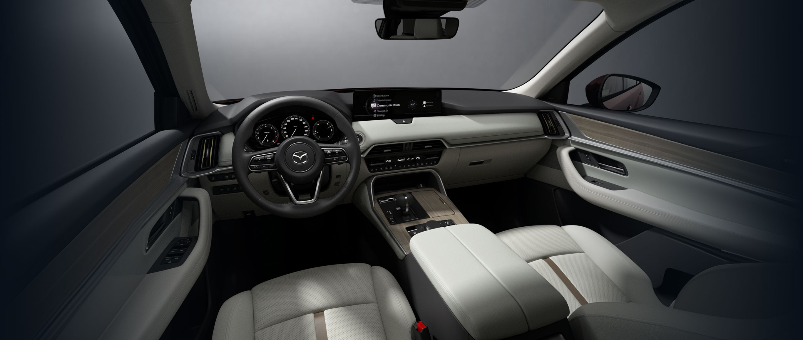 2026 Mazda CX-90 front cabin and dashboard